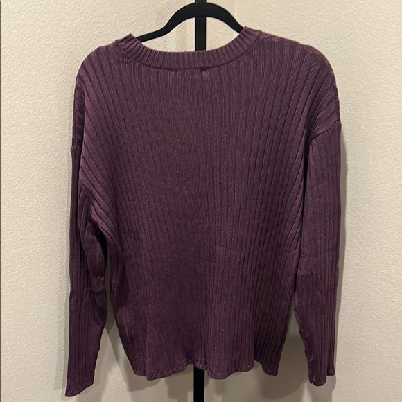 Jessica Simpson Purple Crew Neck Sweater - Picture 3 of 3